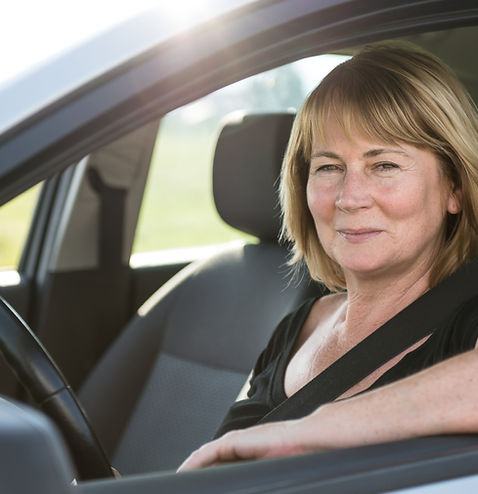 Senior Woman Driving
