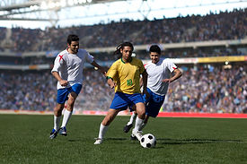 Fußballspiel-Action