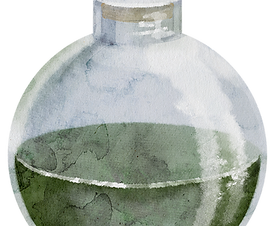 Illustration d'une bouteille en verre