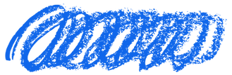 Blue Brushstroke Design