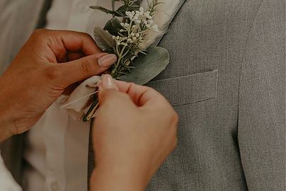 Épingler la boutonnière de mariage - ADS Photographie