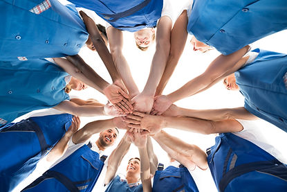 Teamwork Group Huddle
