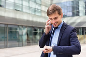 человек-телефон-разговор-часы