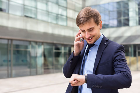 Discussing over the phone