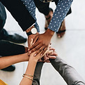 Teamwork Hand Stack