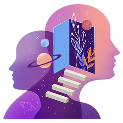The imagination realm of a writer