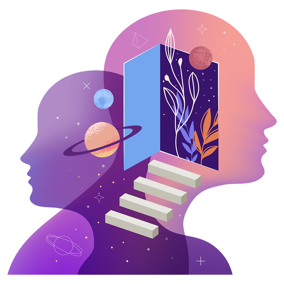 Abstract Mindful Illustration