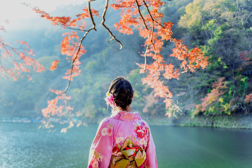 着物を着た女性