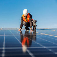 Solar panels installation