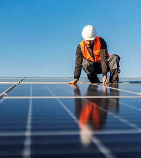 Installation de panneaux solaires
