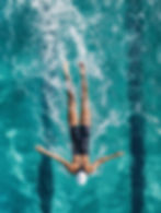 Swimmer Diving