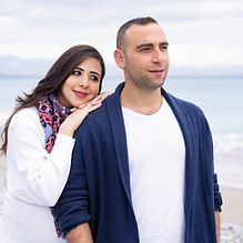 Happy Couple By The Sea