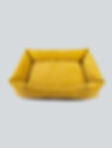 Cama amarilla para mascotas