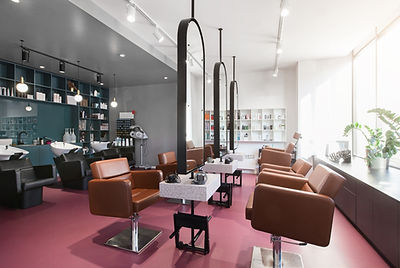 Modern salon interior design