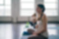 Pregnant women doing yoga