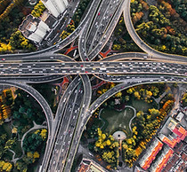 Aerial View of Flyover Bridges