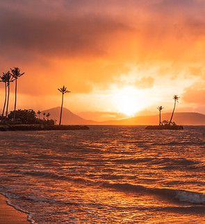 Tropical Sunset Beach