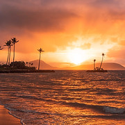 Espectacular puesta de sol