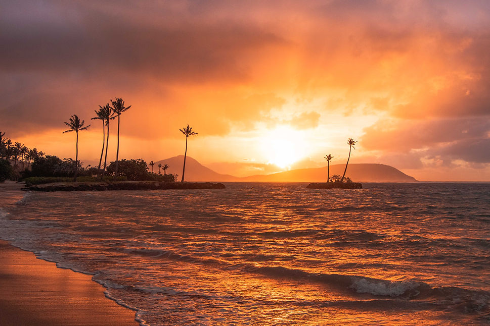 Tropical Sunset Beach