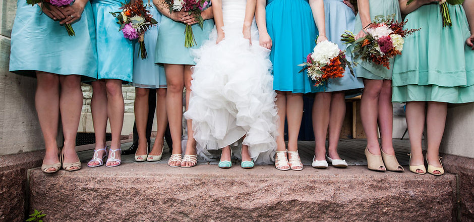 Bride with Bridesmaids