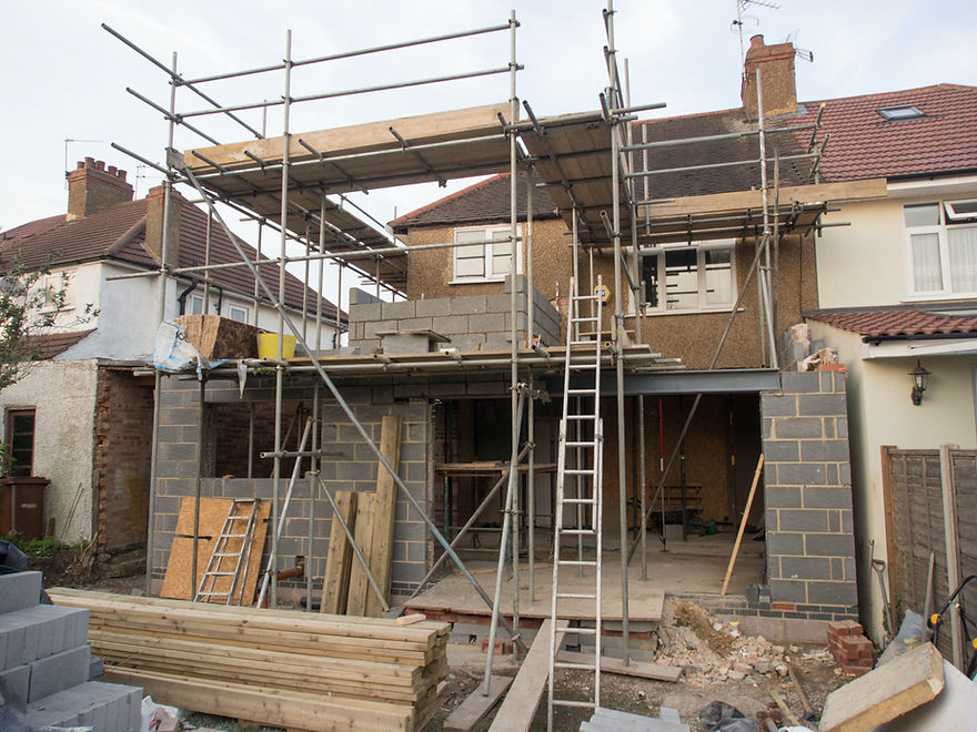 Maison en construction