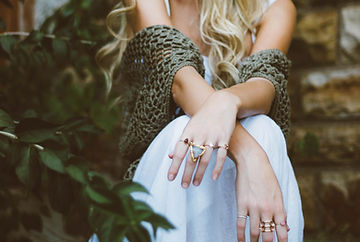 Woman with Rings
