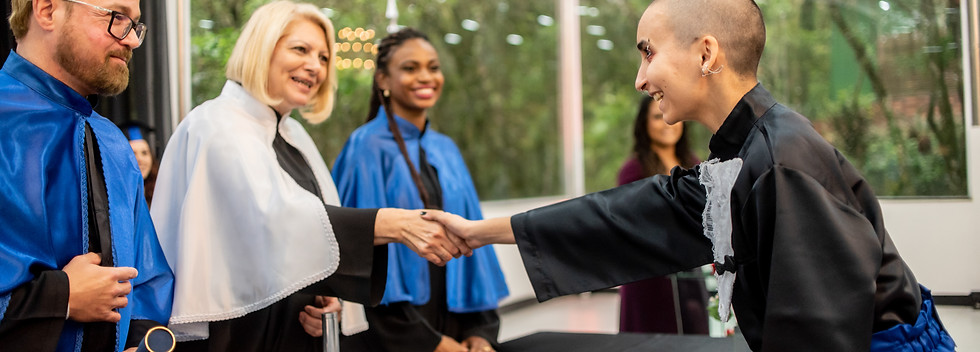 Graduation Ceremony Handshake