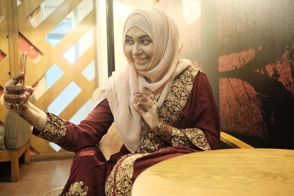 Young muslim women with hijab