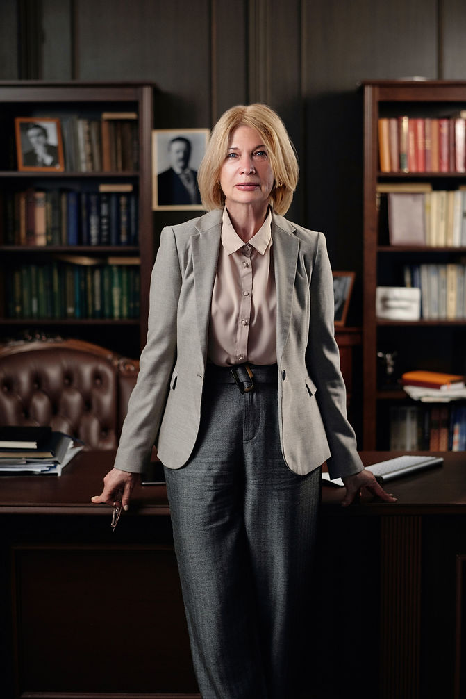 Portrait at a Library