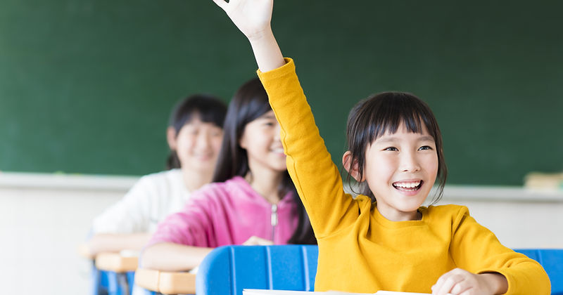 Student Raising Hand