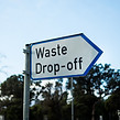 Waste Drop-Off Sign