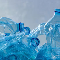 Crumpled Plastic Bottles