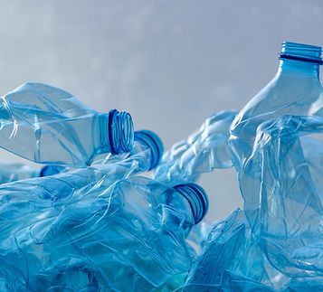 Crushed Plastic Bottles