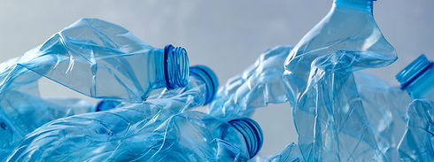 Crushed Plastic Bottles