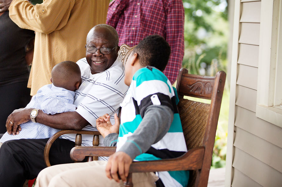 Man with Grandsons