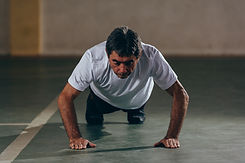 Man Doing Pushups