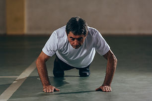 Man Doing Pushups