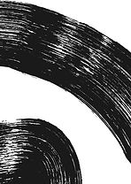 Abstract Black Brush Strokes