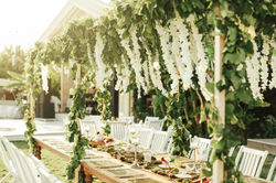 Outdoor Wedding Table Decor