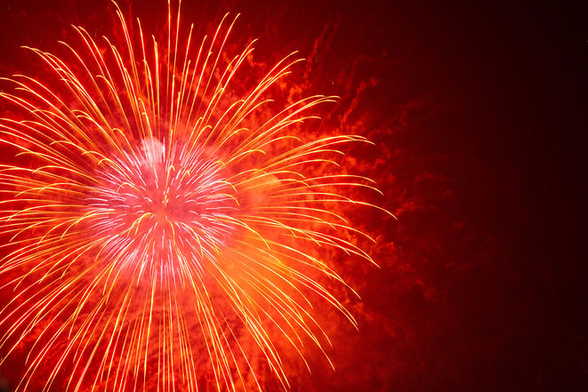 Red Fireworks