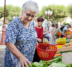 Woman at Farmers Market