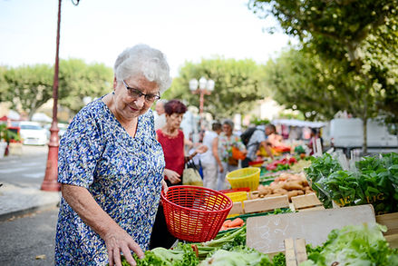 Woman at Farmers Market