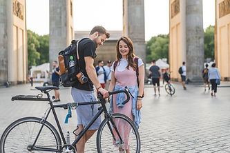 Paar am Brandenburger Tor