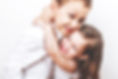 Happy Sibling Hug