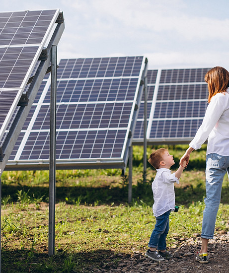 Interacción de paneles solares