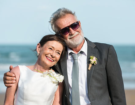 Beach Wedding Couple