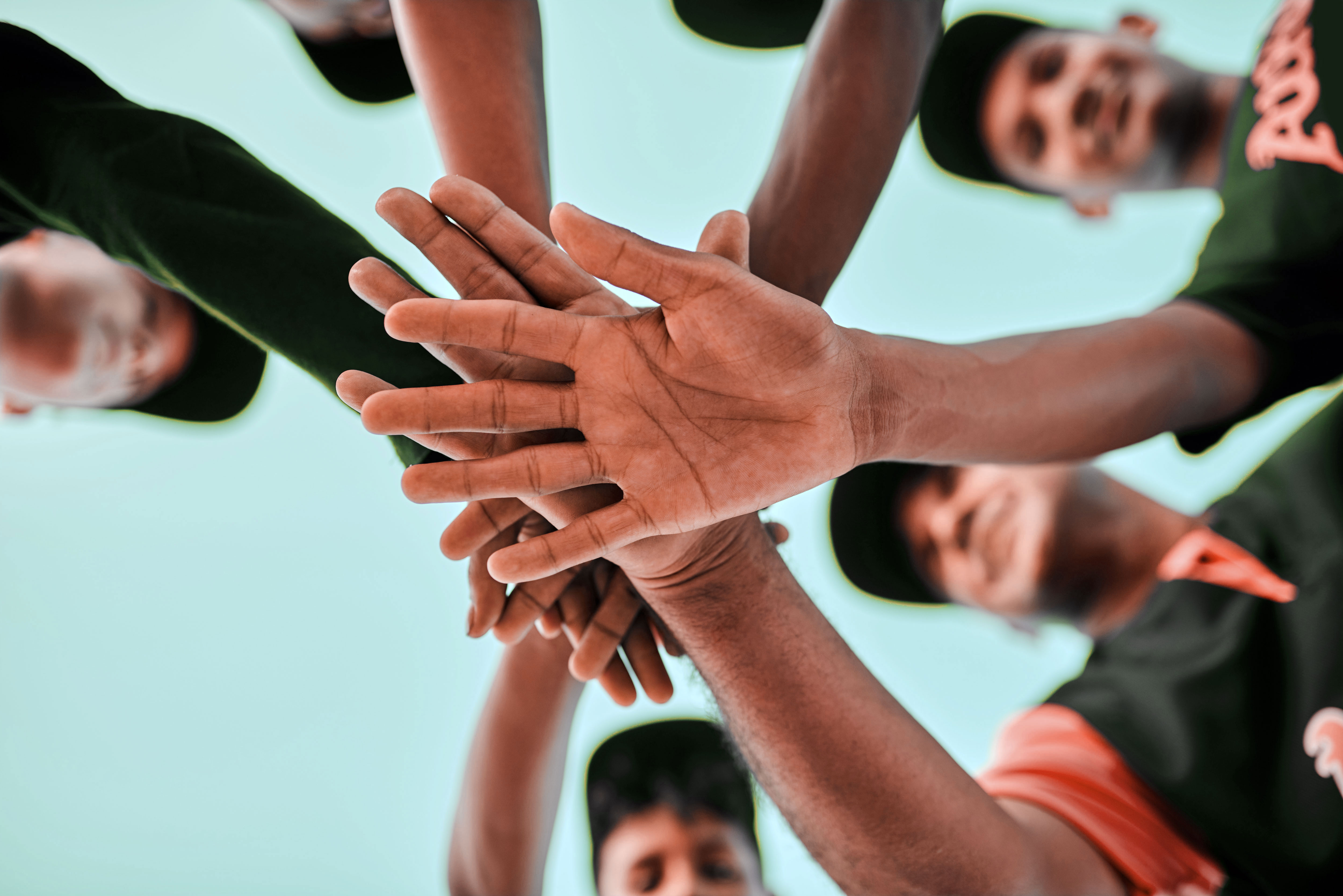 Helping hands reaching out, strengthening your bond with spirit and fostering a sense of togetherness.