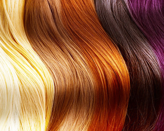 Colorful Hair Strands