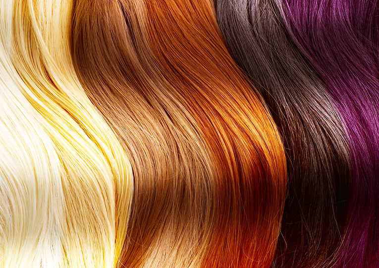 Colorful Hair Strands