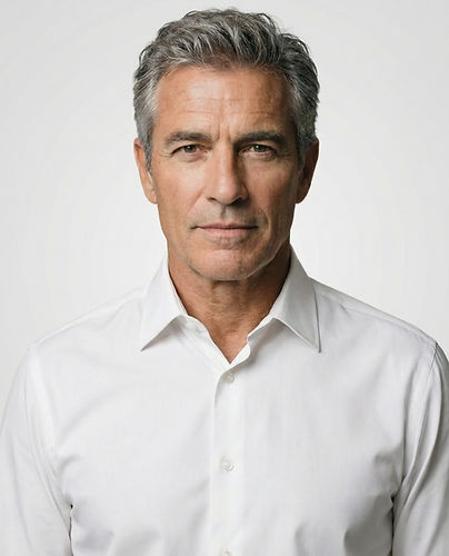 Uomo in camicia bianca